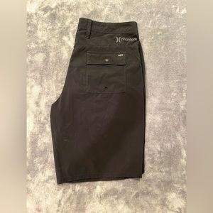 Hurley men’s shorts, waist 33, black